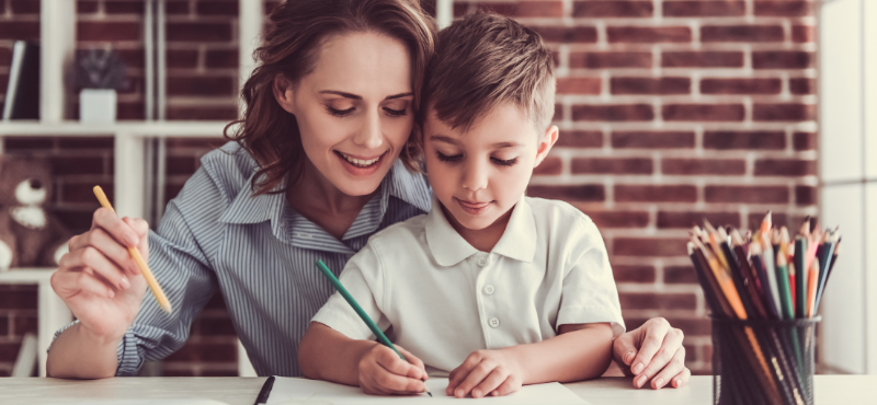 How Divorce Could Positively Impact Your Relationship with Your Child - mom and kid drawing
